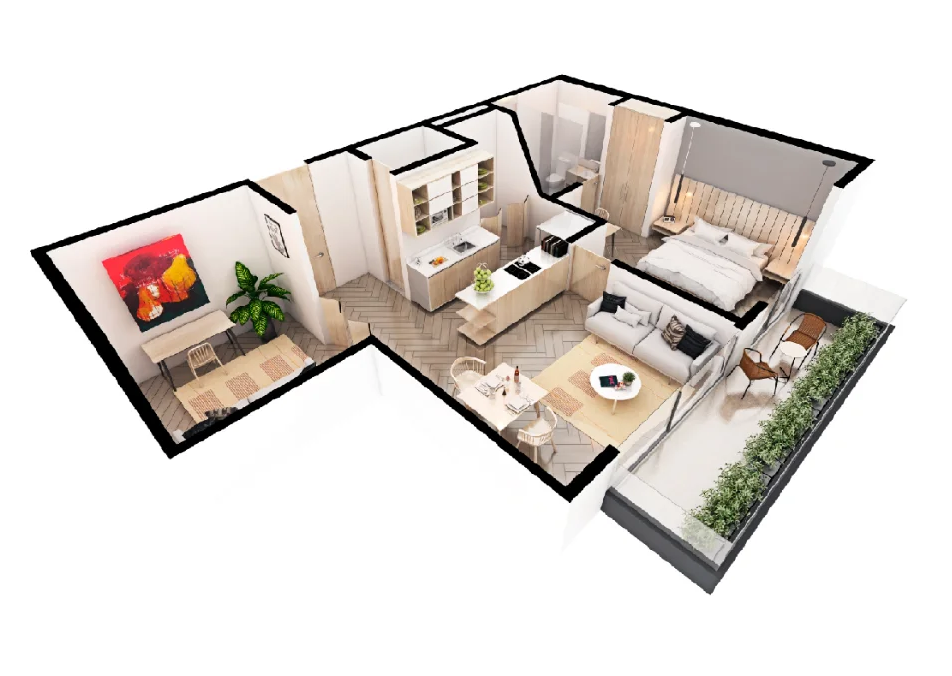 Suite Tipo 2 vista 2